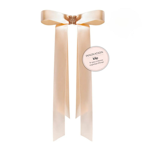 Klip Ruban Rose Poudré - Barette aimantée