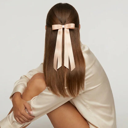 Klip Ruban Rose Poudré - Barette aimantée