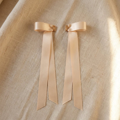 Klip Ruban Rose Poudré - Barette aimantée